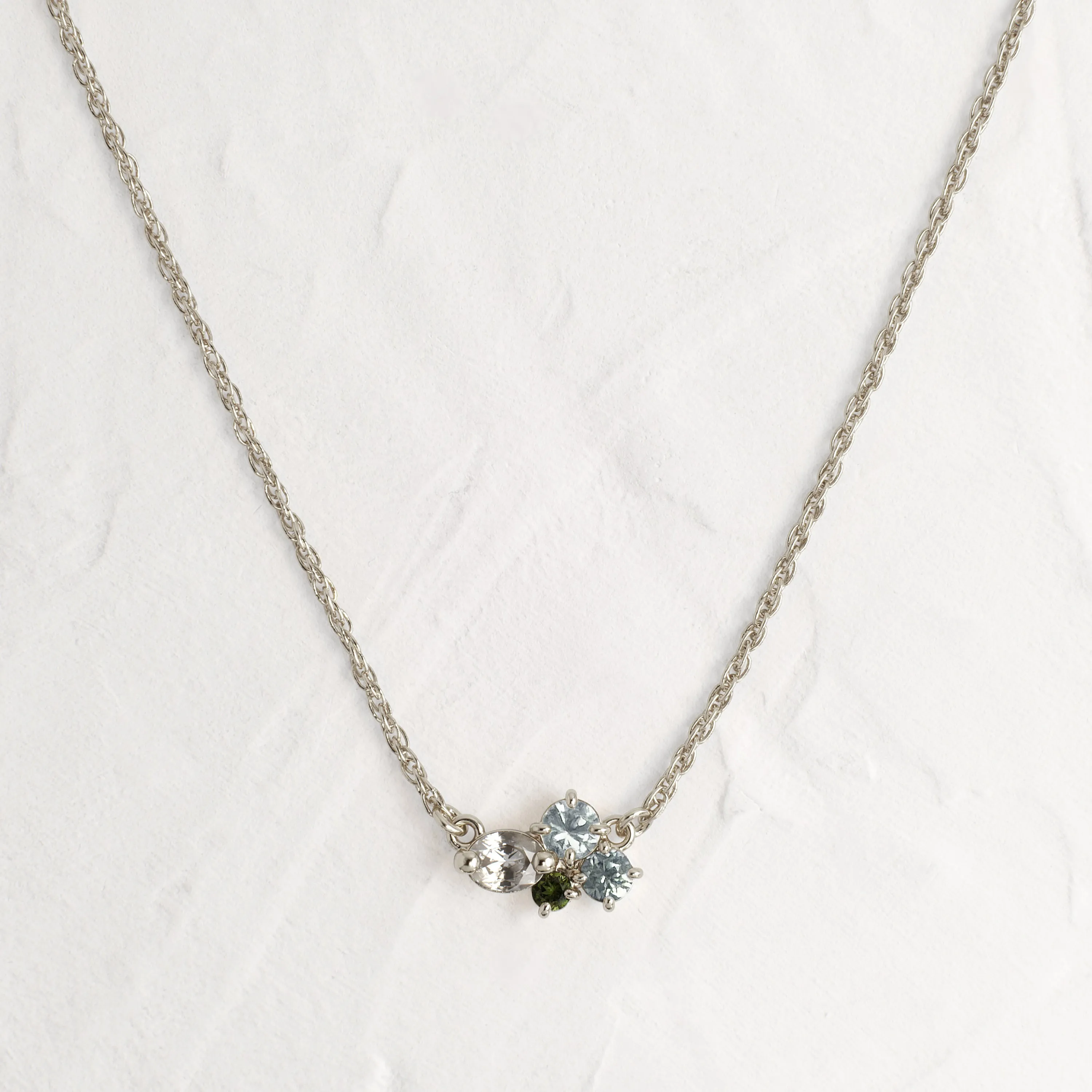 Seafloor Mini Cluster Necklace