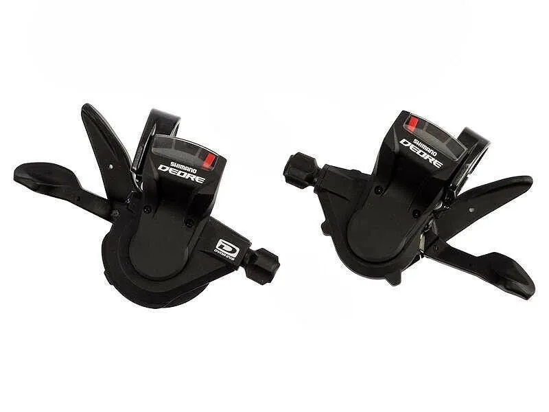 Shimano Deore M591 10 x 3 Speed Shifter Set - Including Gear Cables