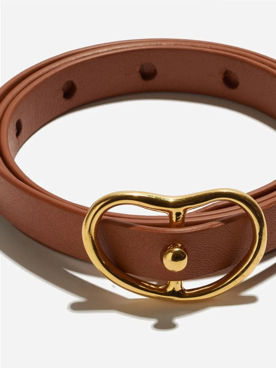 skinny georgia belt - tan