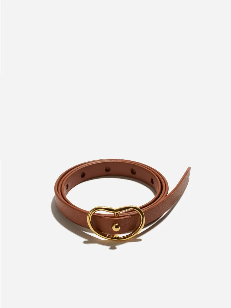skinny georgia belt - tan