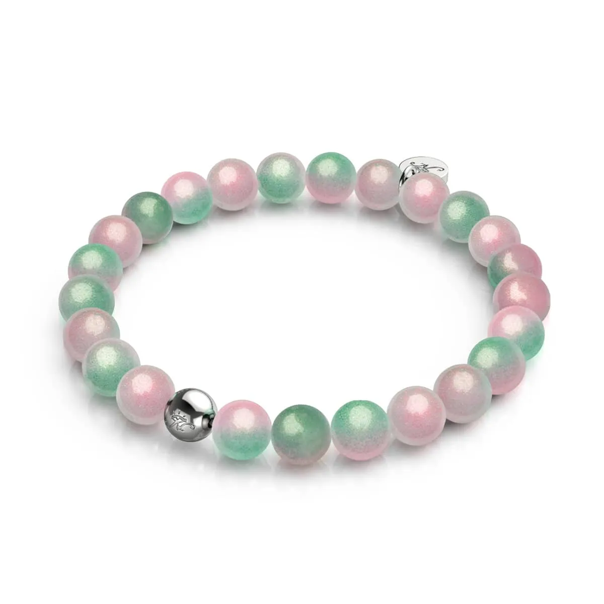 Sliced Melon | Shimmer Glass Bracelet