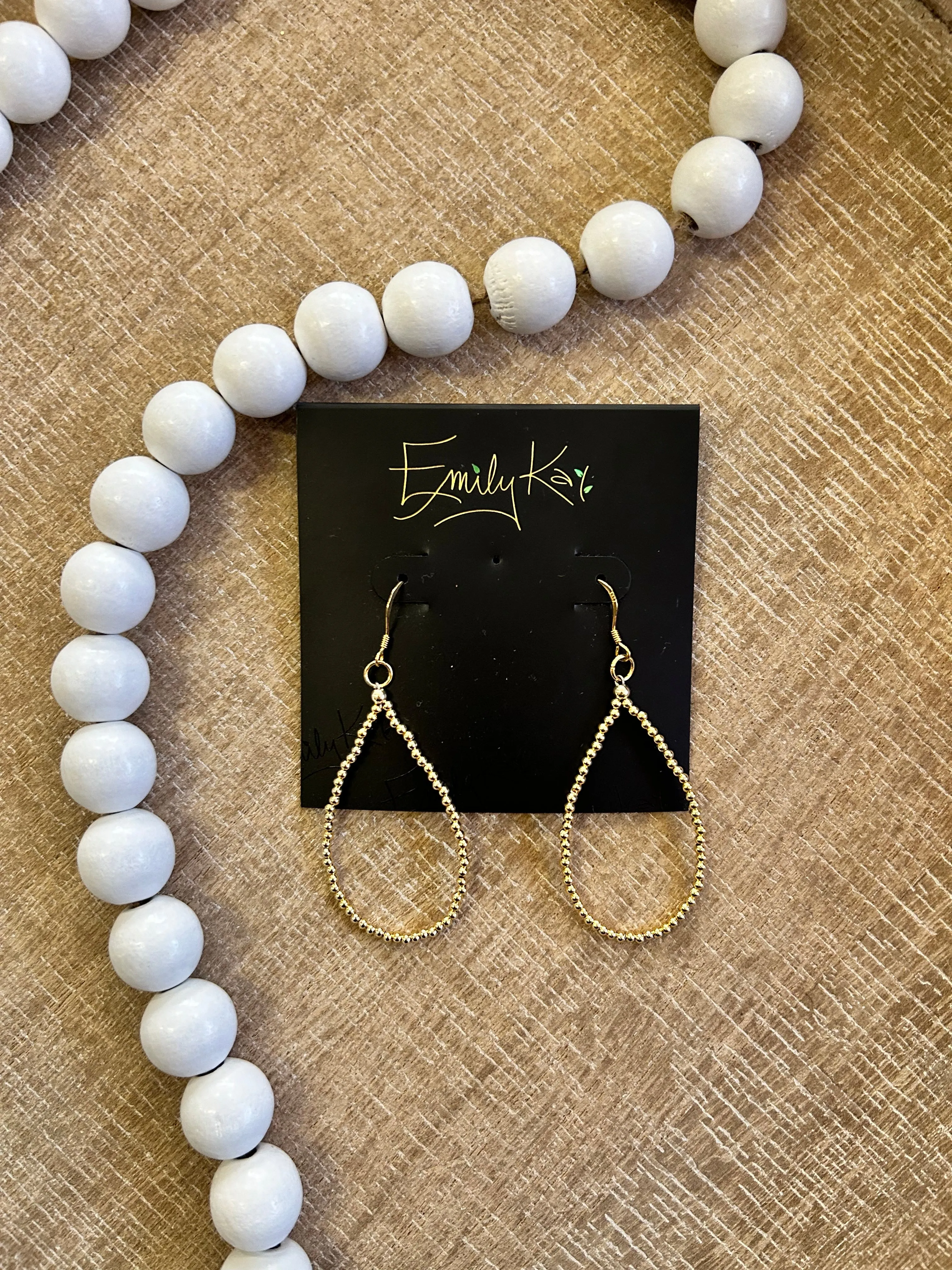 Small Hoop Earrings by Emily Kai