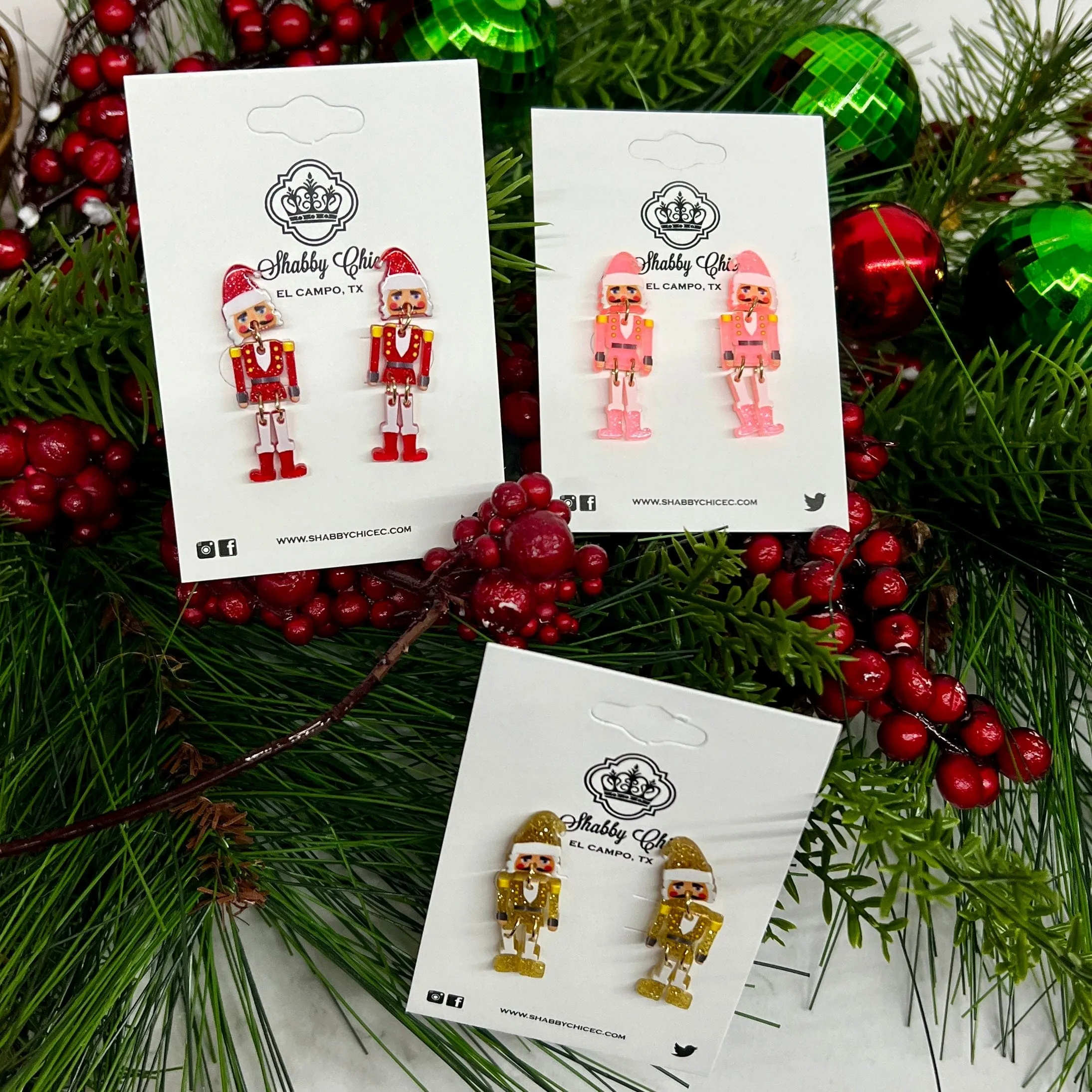 Small Nutcracker Earrings