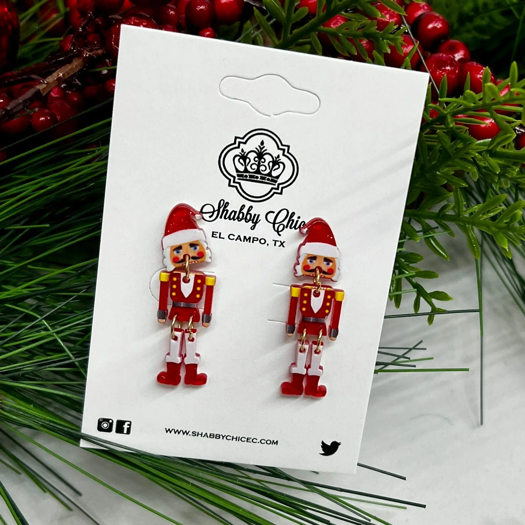 Small Nutcracker Earrings