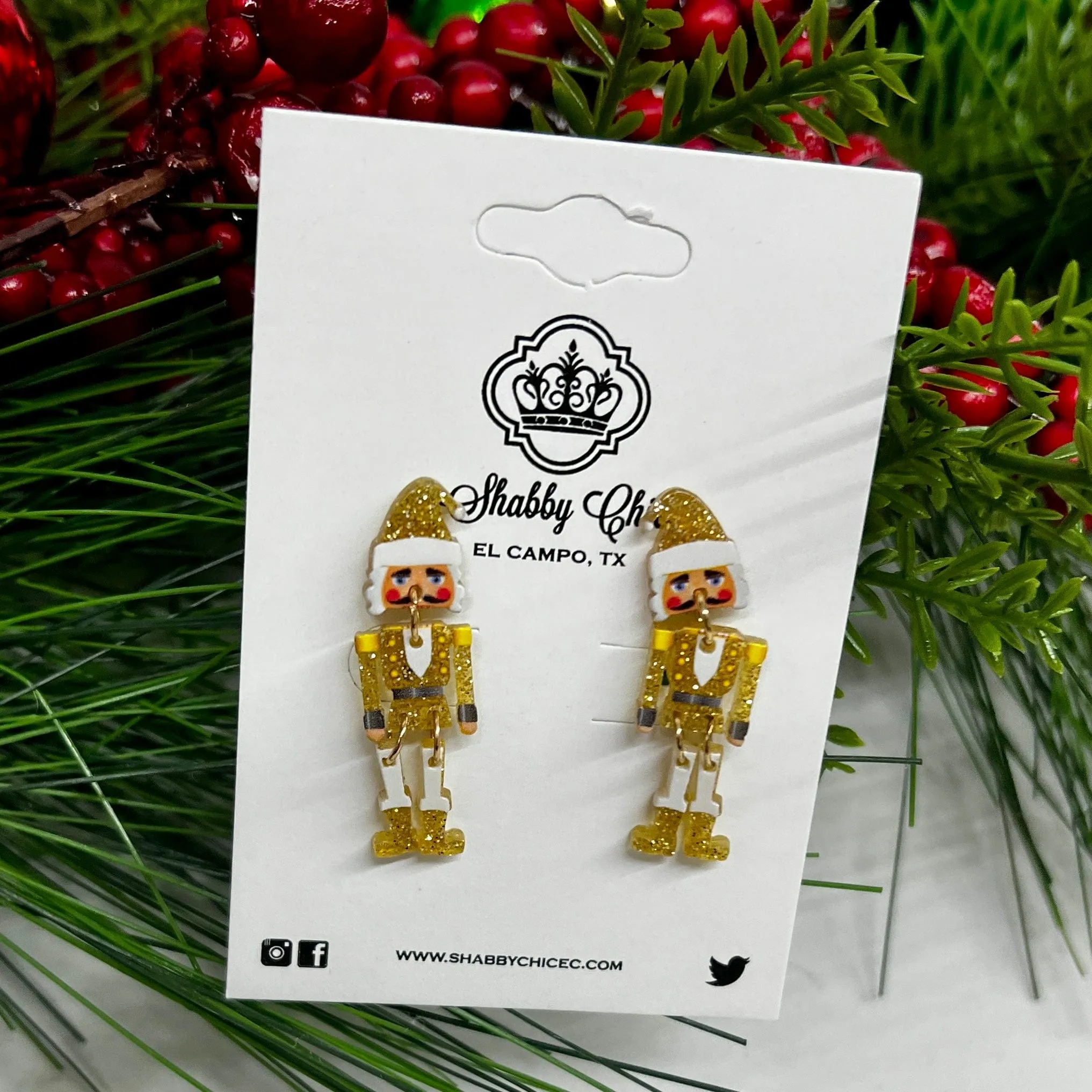Small Nutcracker Earrings