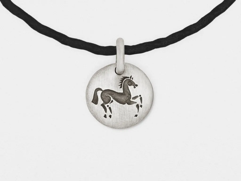 SNAKE BONES - Original Horse Charm Bracelet in Sterling Silver