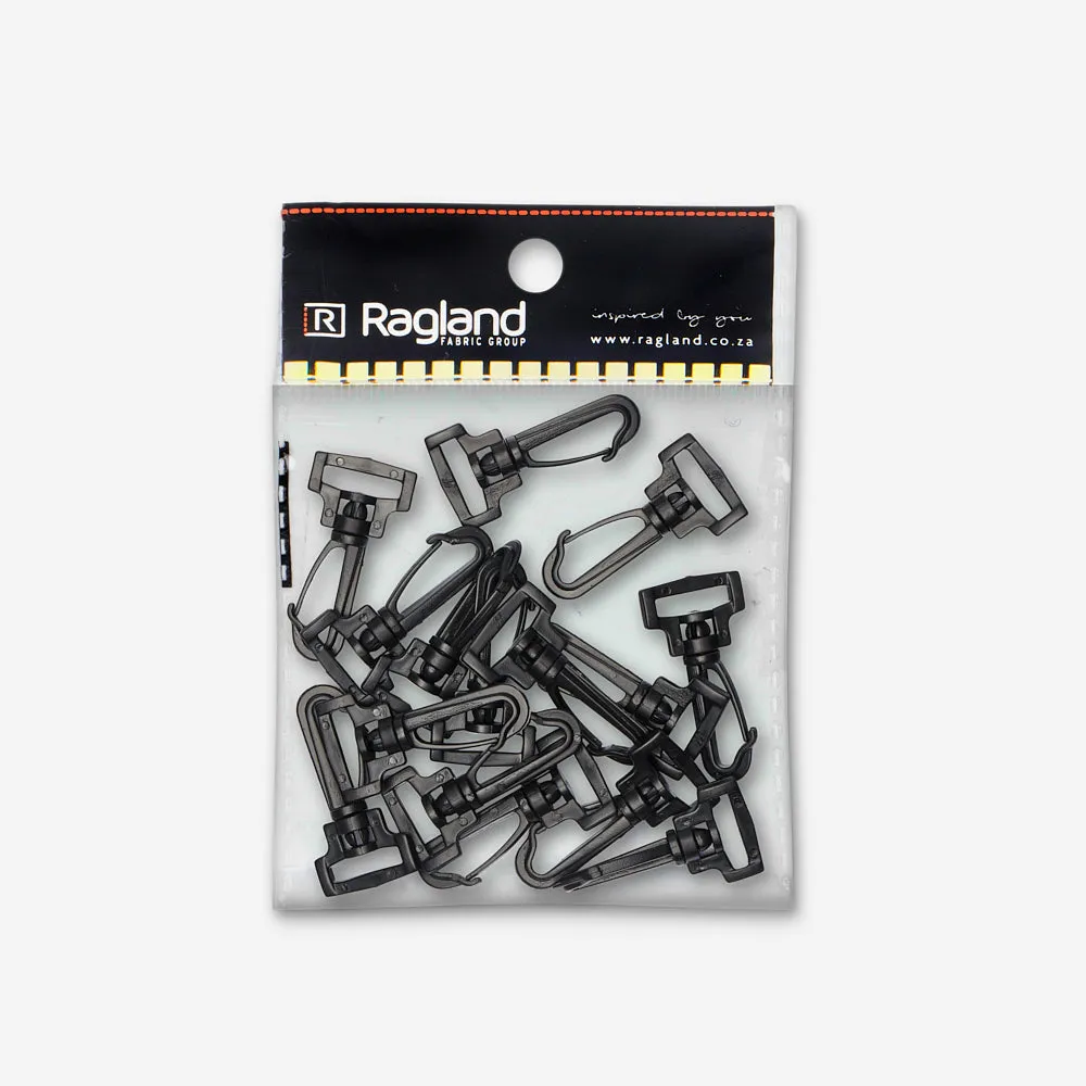 Snap Hooks Plastic 25mm