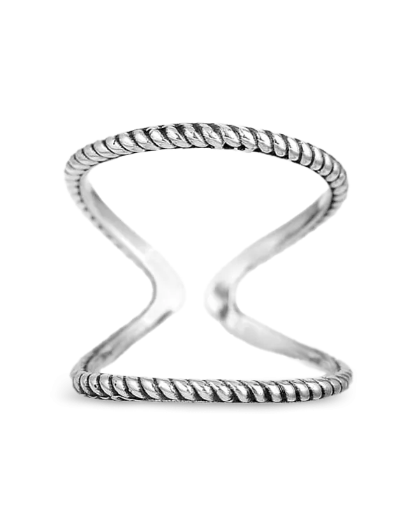 Splint Knuckle Ring Sterling Silver