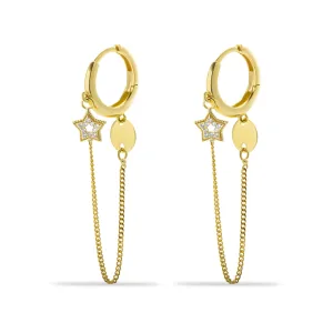 STAR LONG EARRINGS