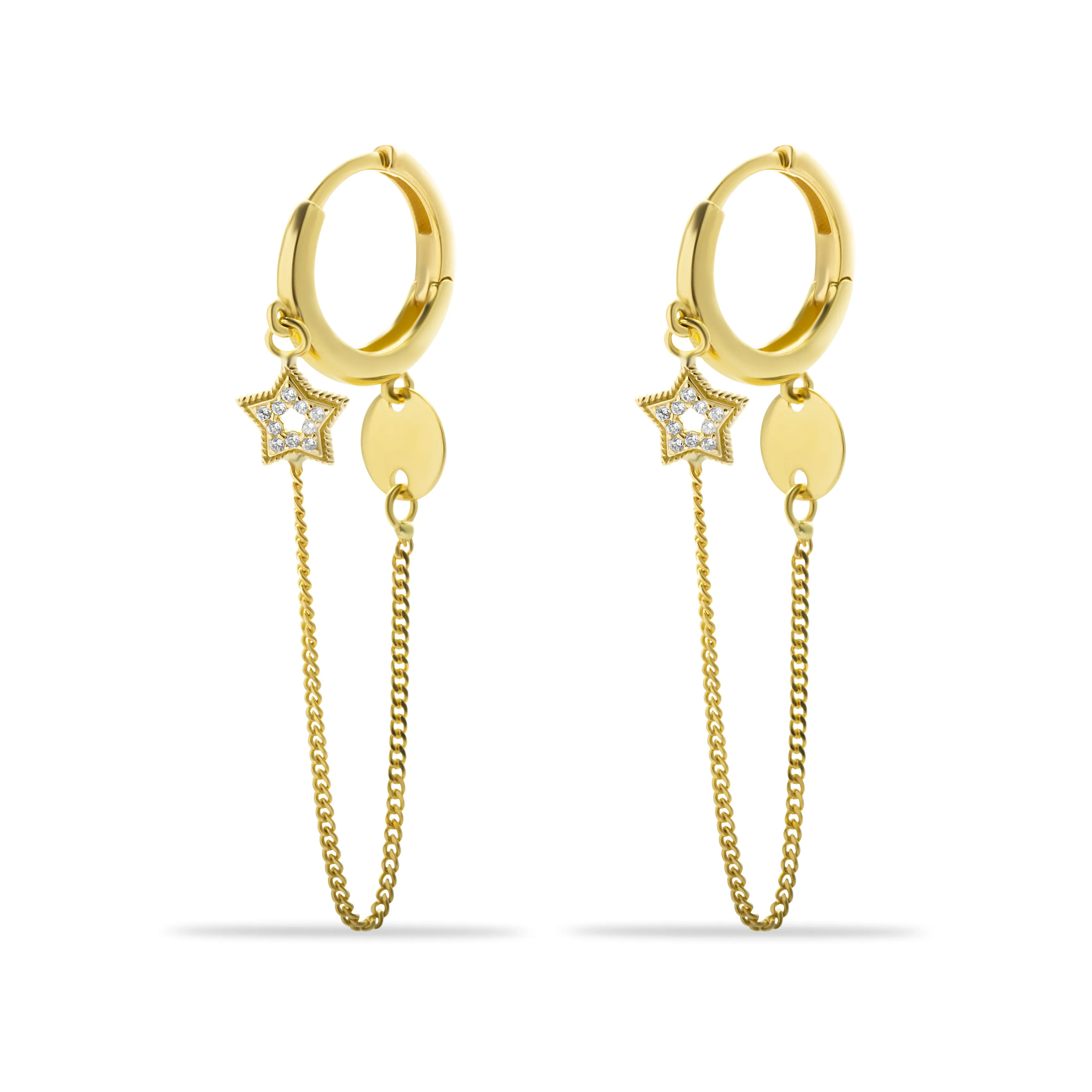 STAR LONG EARRINGS