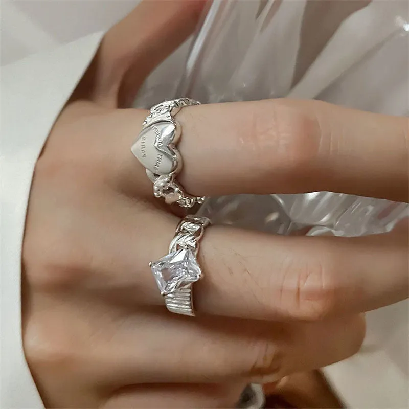 Starfish Pearl Ring Shape Adjustable Rings For Women
