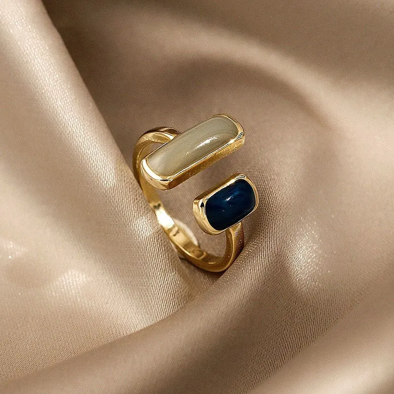 Starfish Pearl Ring Shape Adjustable Rings For Women
