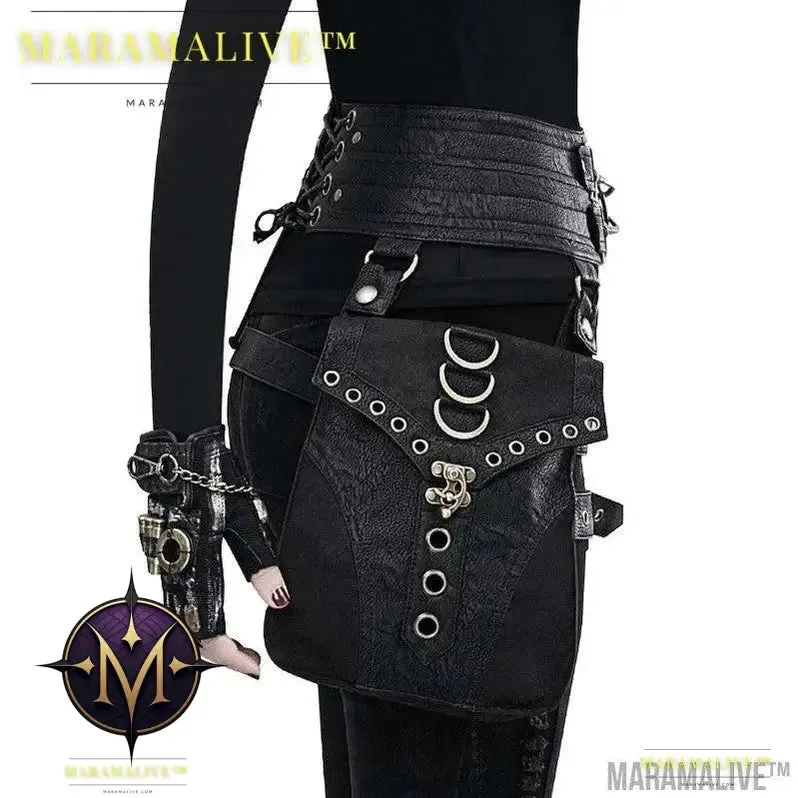 Steampunk PU Leather Women's Bag Outdoor