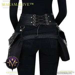 Steampunk PU Leather Women's Bag Outdoor