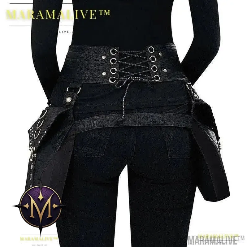 Steampunk PU Leather Women's Bag Outdoor