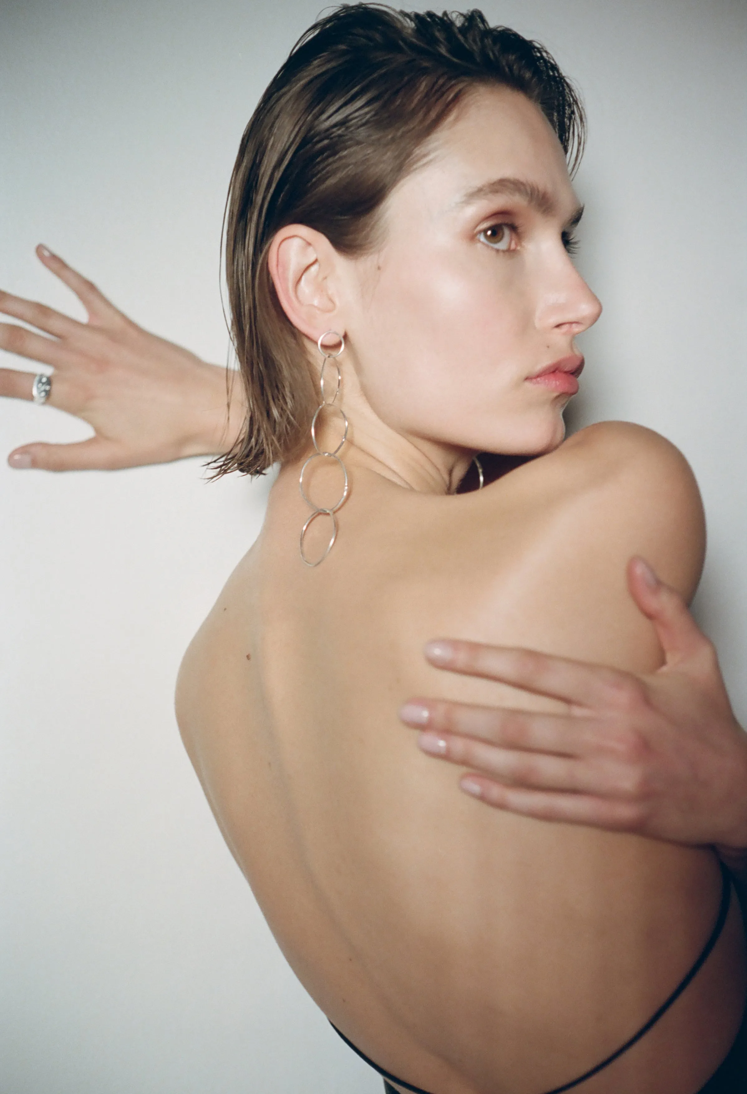 Sterling Five Drop Earrings