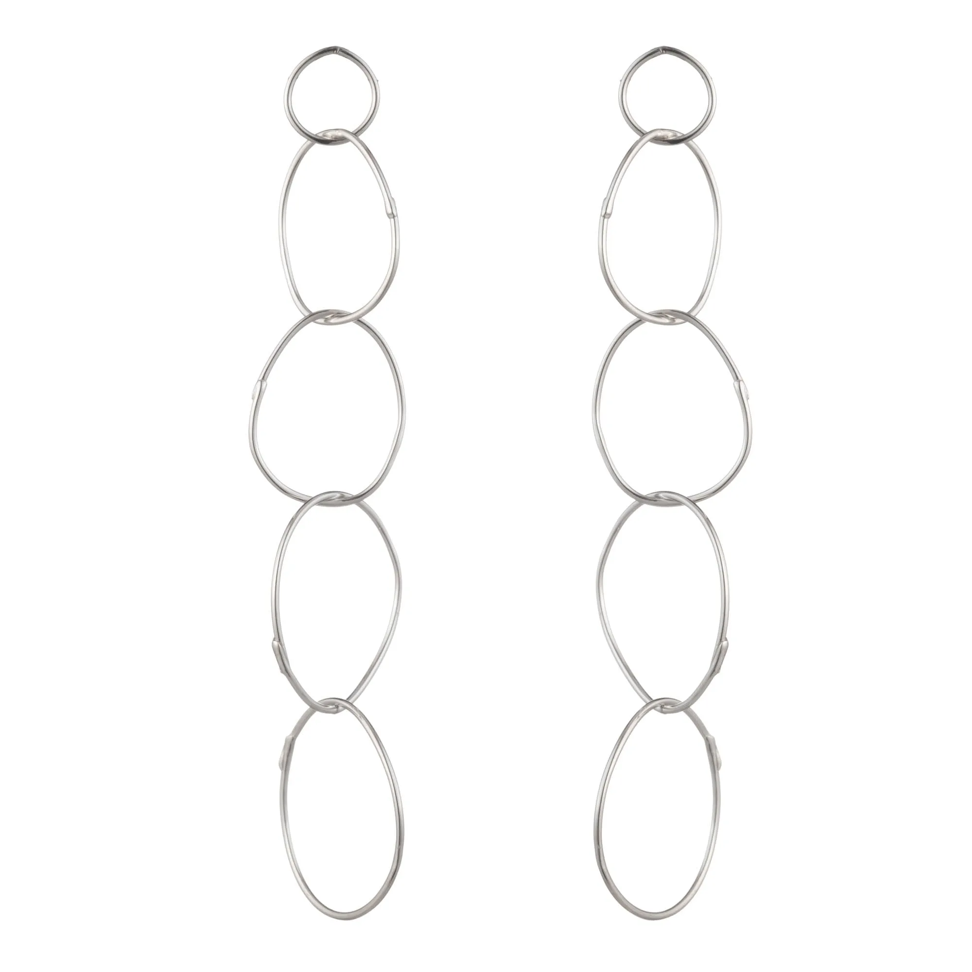 Sterling Five Drop Earrings