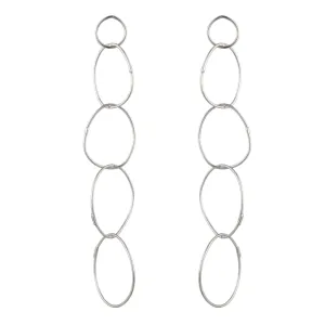Sterling Five Drop Earrings