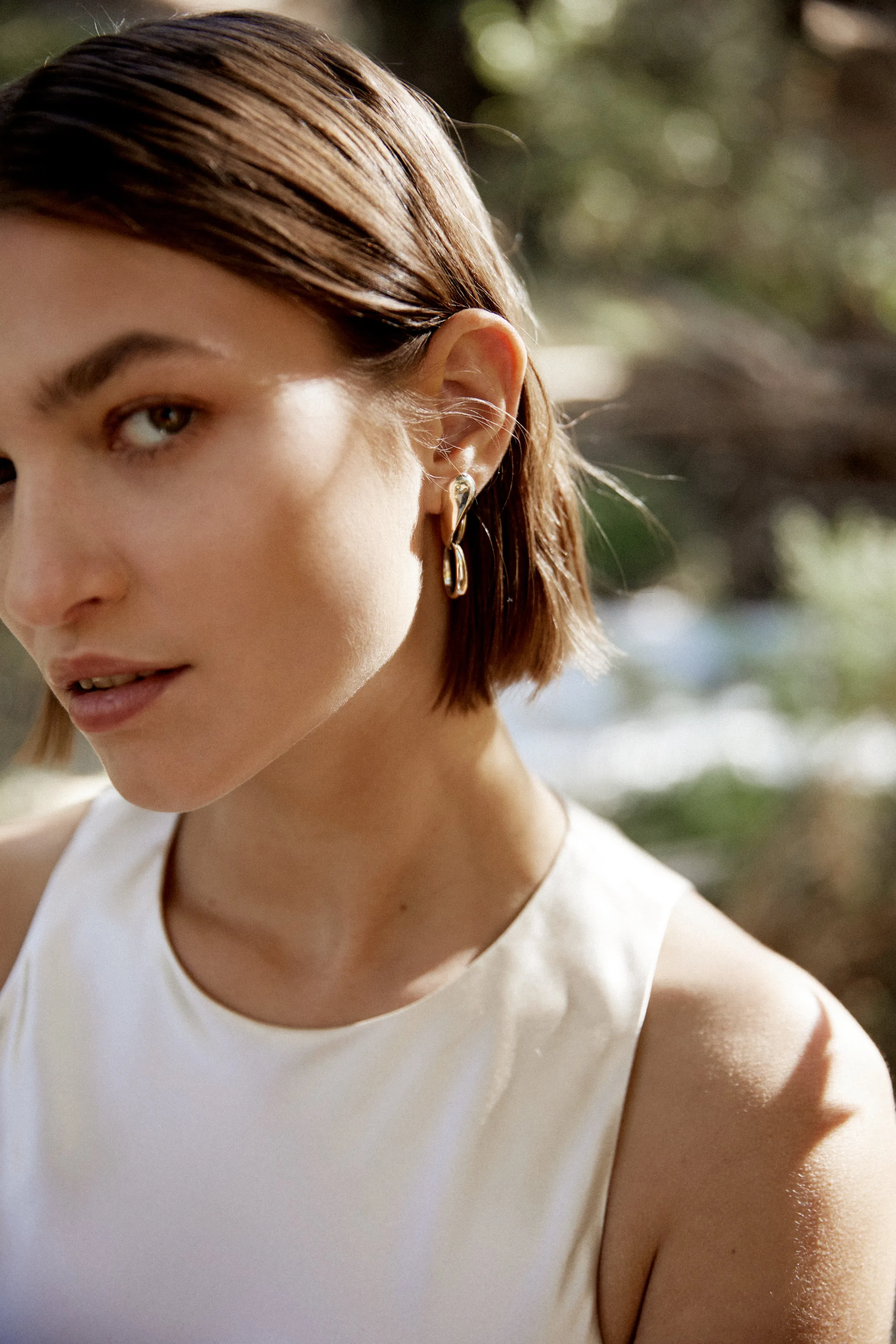 Sterling Silver Loop Hoops