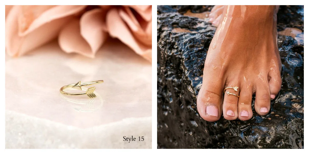 Sterling Silver Toe Rings