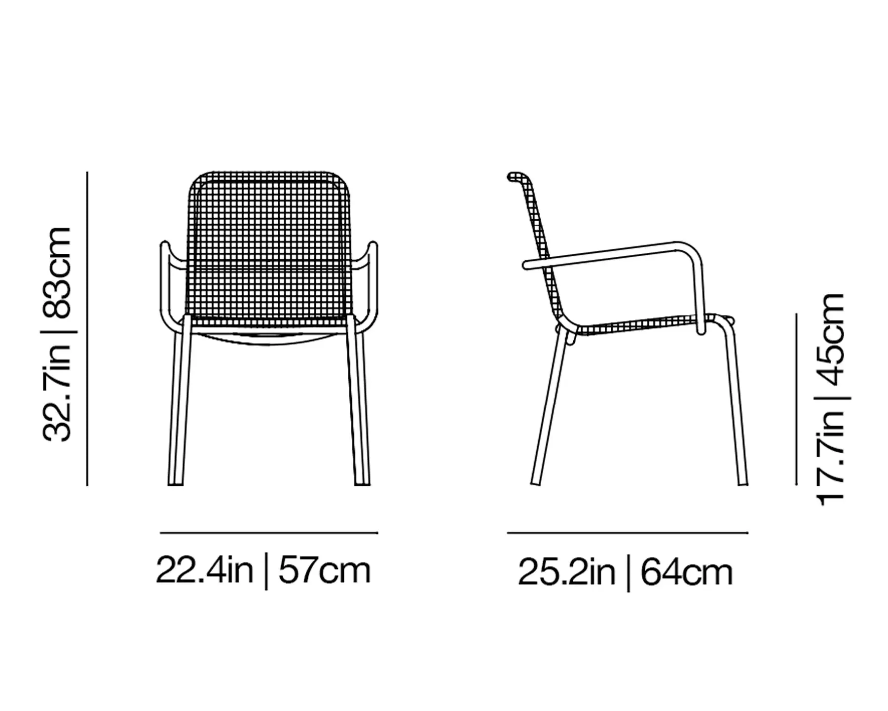 Straw 24 Dining Armchair