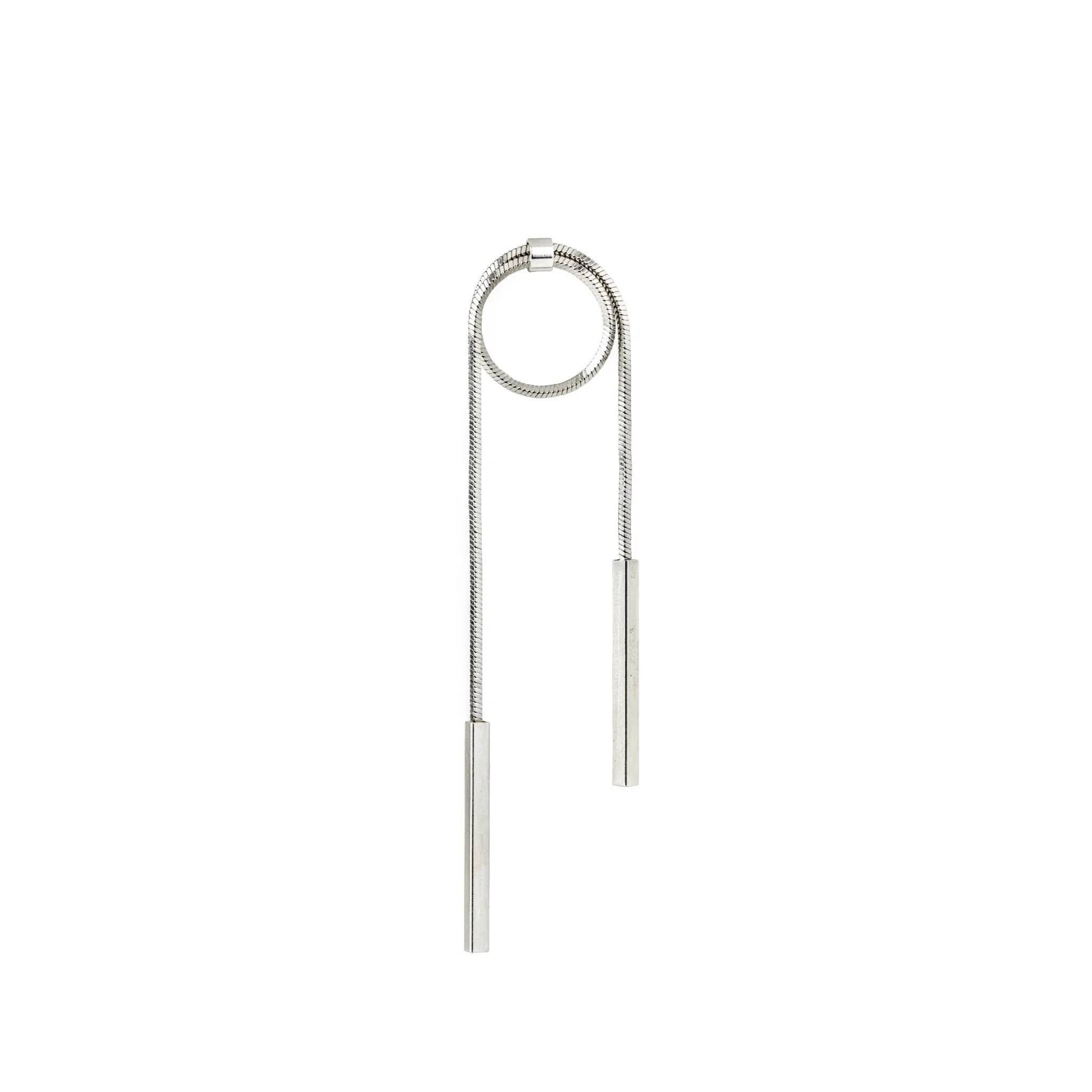 STREAK loop adjustable earrings