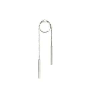 STREAK loop adjustable earrings