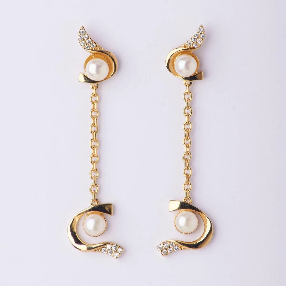 Stylish Real Peal Earring