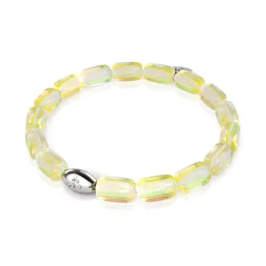 Sunburst | .925 Sterling Silver | Galaxy Glass Pebble Bracelet