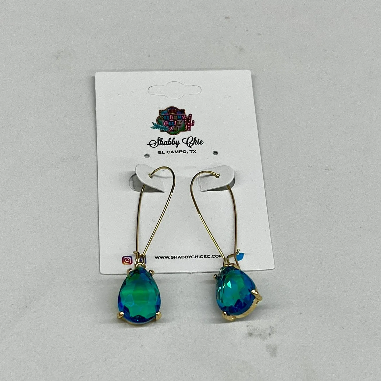 Teardrop Glam Earrings