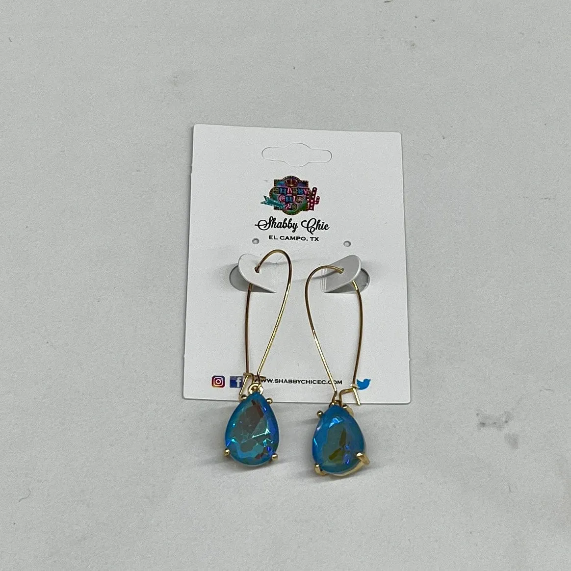 Teardrop Glam Earrings
