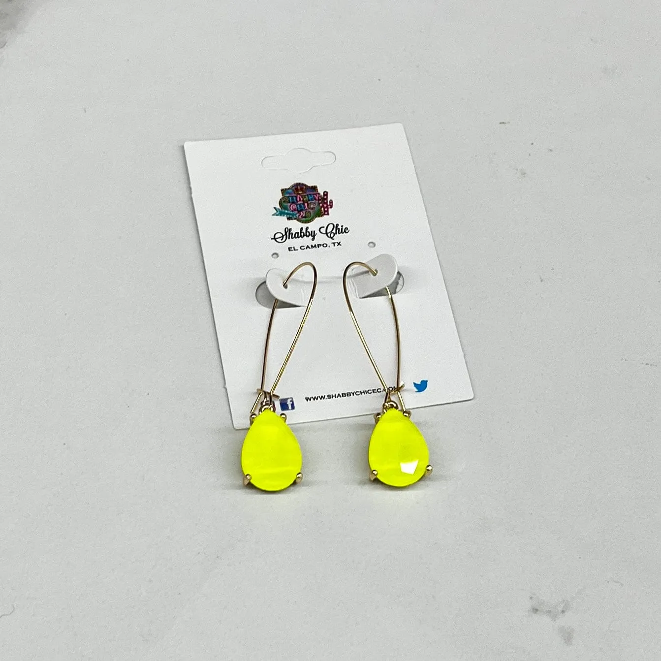 Teardrop Glam Earrings