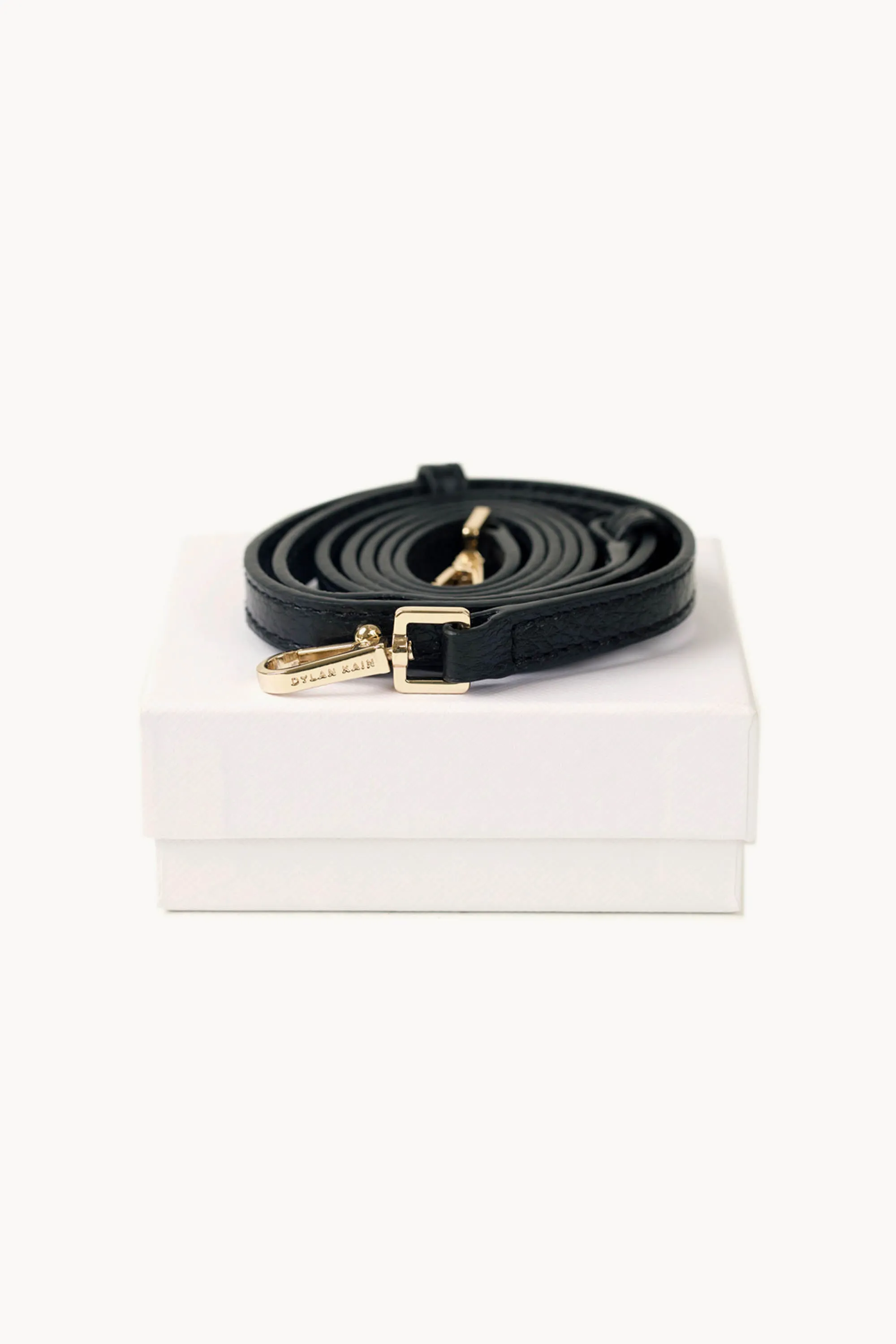 The adjustable 12mm Pebble Strap Light Gold