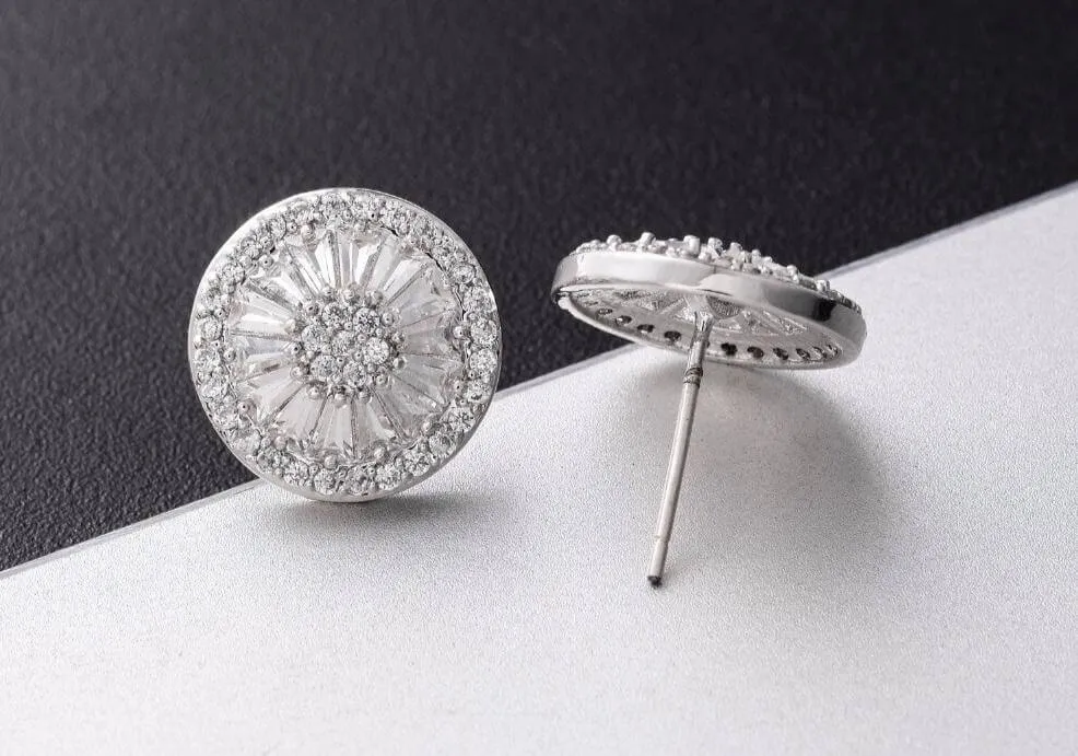 The Cadence Crystal Stud Earrings