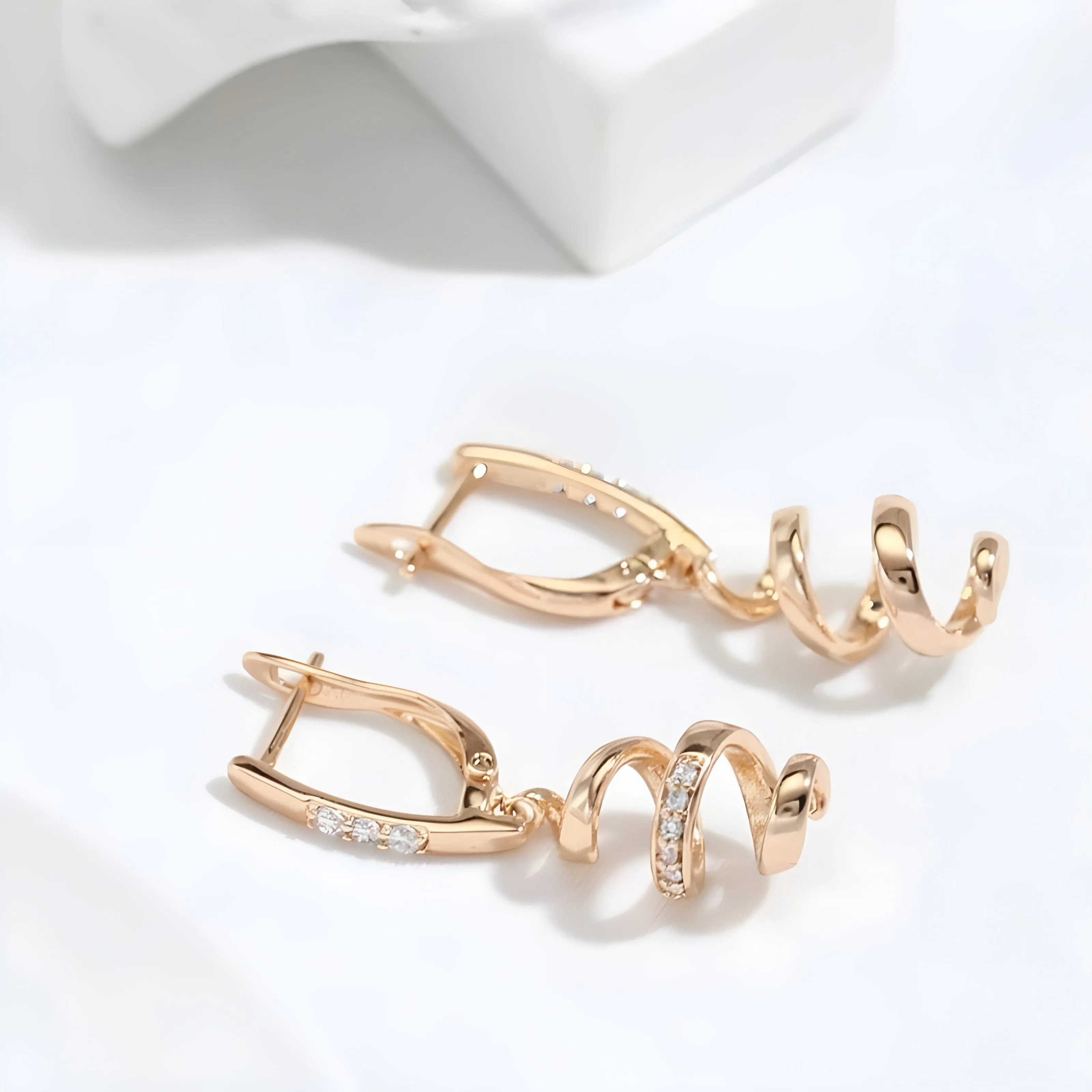 The Cyclone Drop Earrings