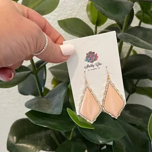 The Finer Touch Earrings - Blush