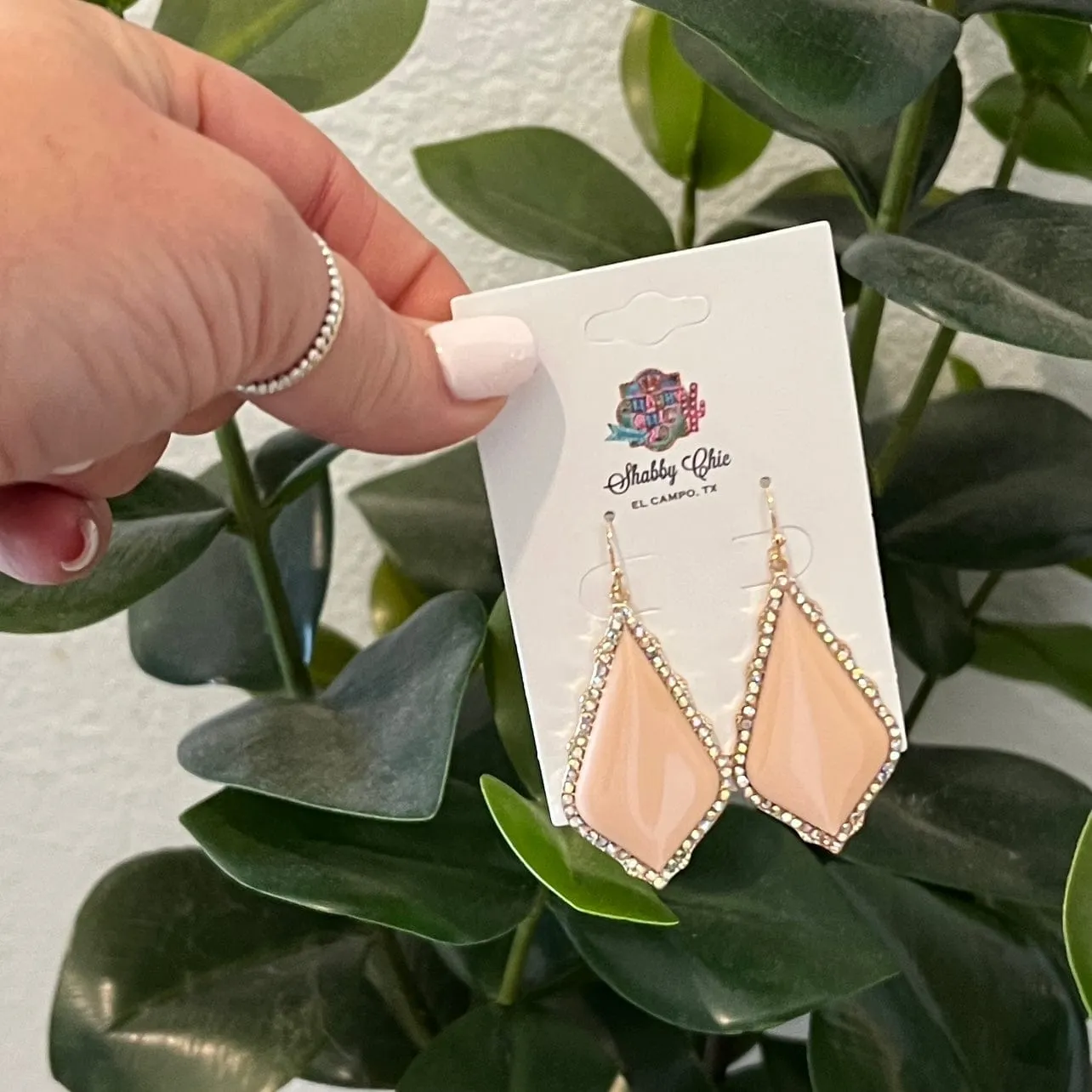 The Finer Touch Earrings - Blush