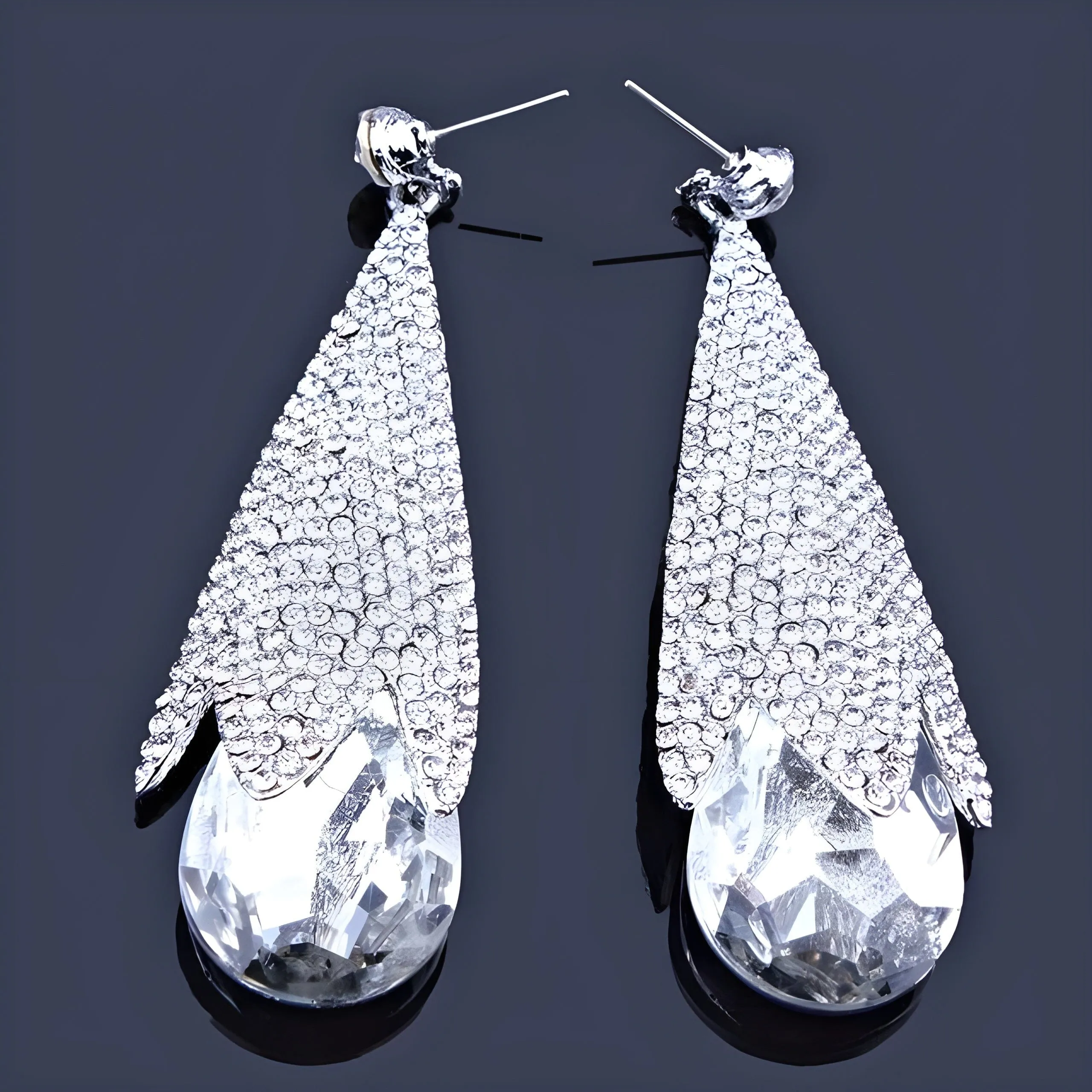 The Haley Crystal Drop Earrings - Multiple Colors