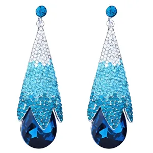 The Haley Crystal Drop Earrings - Multiple Colors