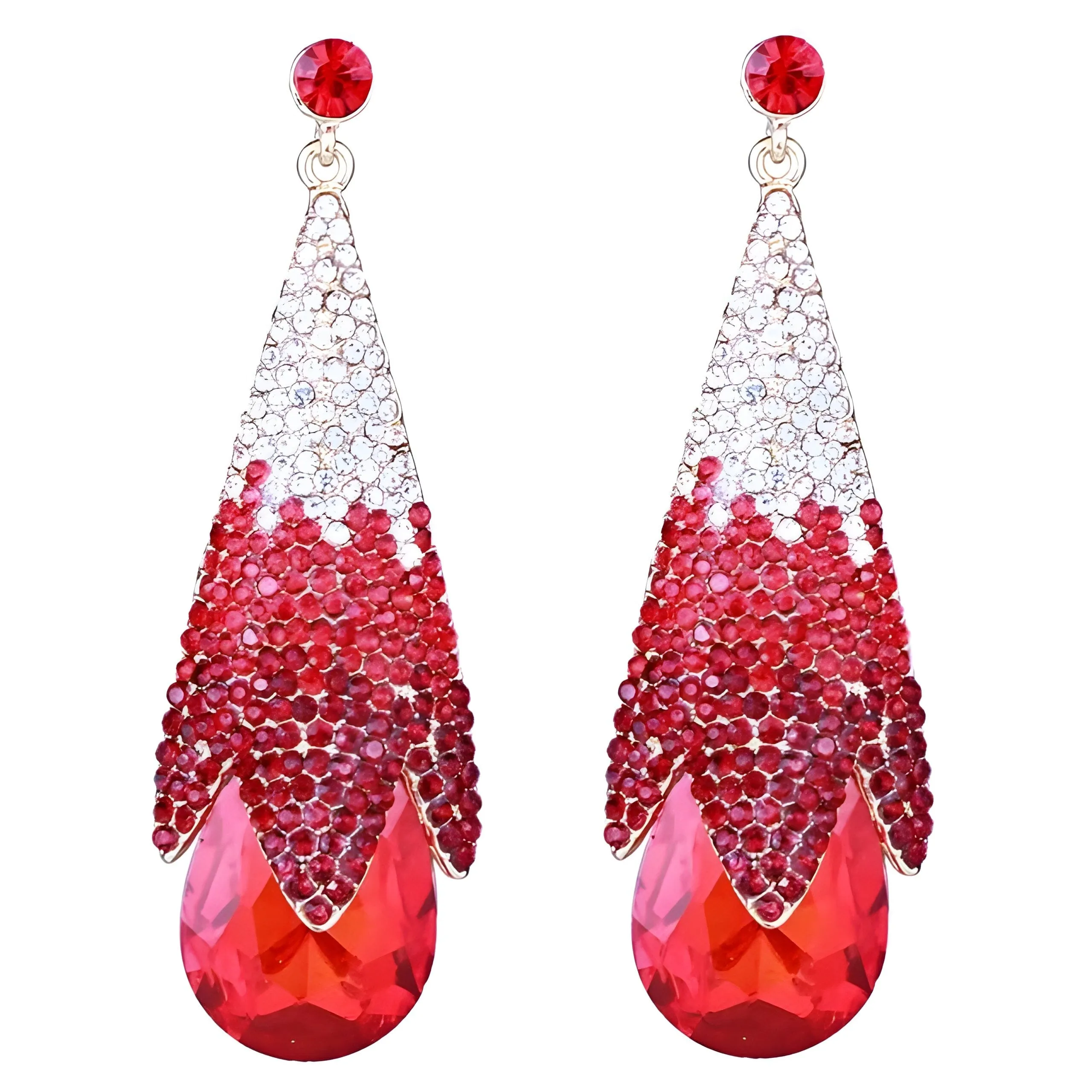 The Haley Crystal Drop Earrings - Multiple Colors