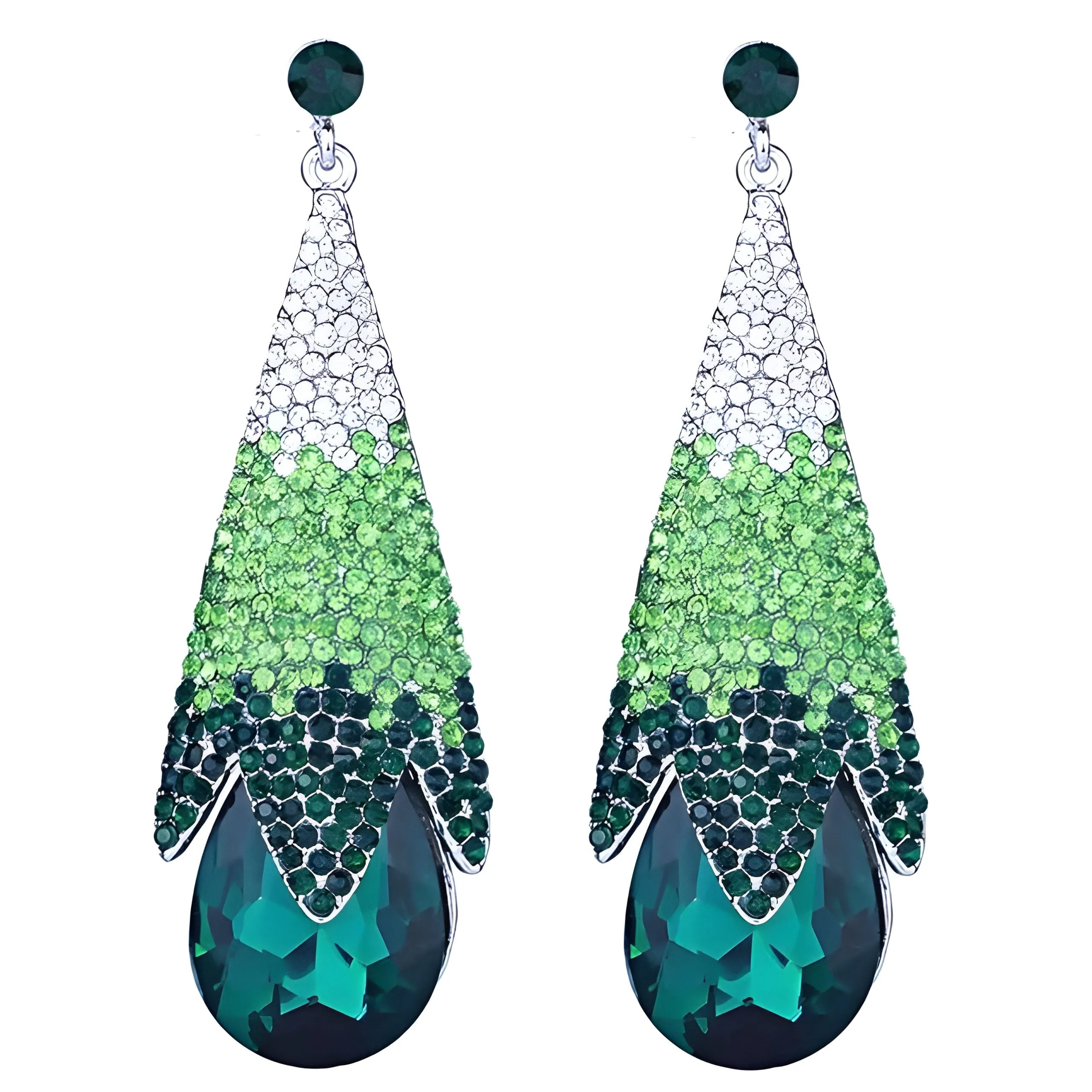 The Haley Crystal Drop Earrings - Multiple Colors