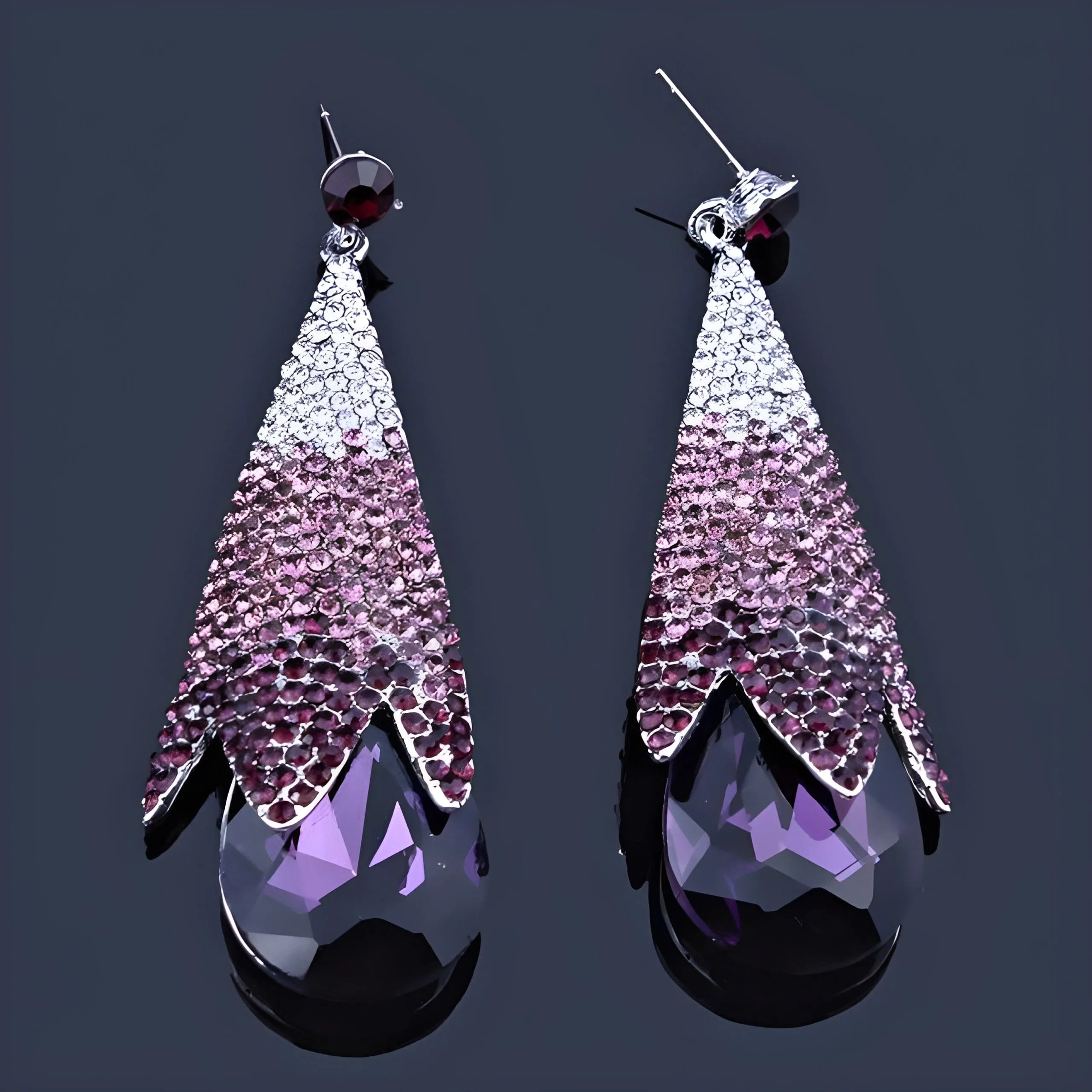 The Haley Crystal Drop Earrings - Multiple Colors