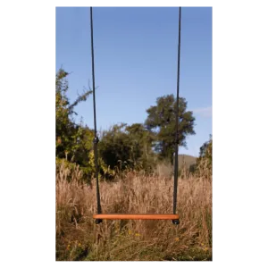 Traditional Board Swing - Black Rope