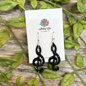 Treble Clef Earrings