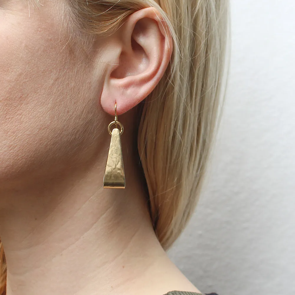 Triangular Loop Wire Earrings