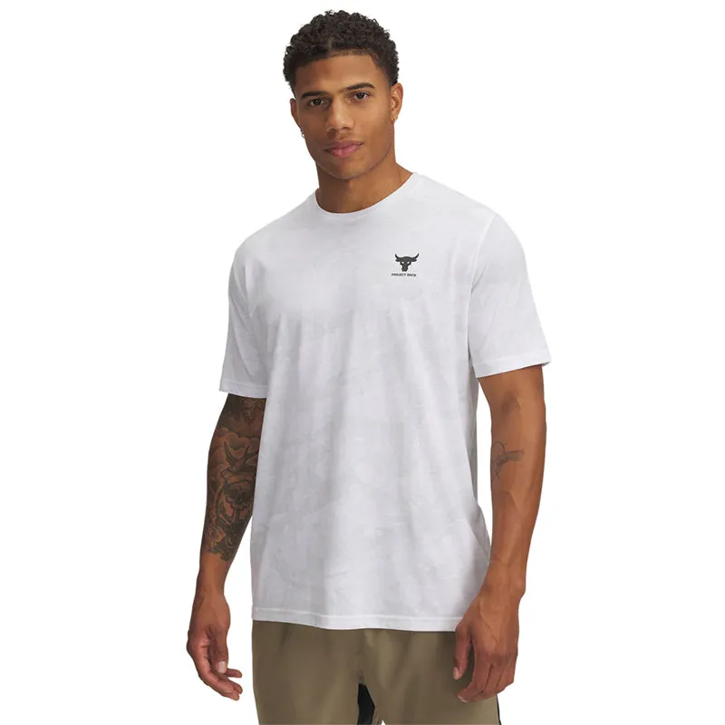 UA Men Project Rock Printed Short Sleeve | 1389898