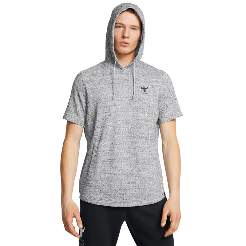 UA Men Project Rock Terry Short Sleeve Hoodie | 1387447