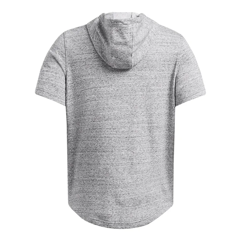 UA Men Project Rock Terry Short Sleeve Hoodie | 1387447