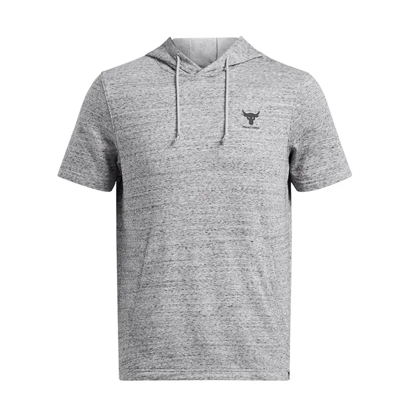 UA Men Project Rock Terry Short Sleeve Hoodie | 1387447