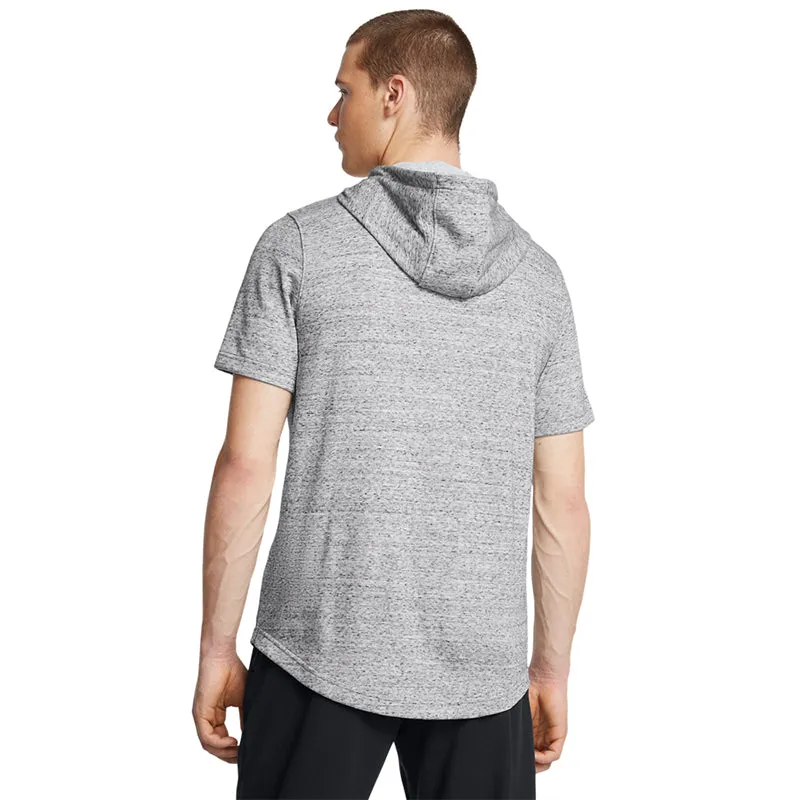 UA Men Project Rock Terry Short Sleeve Hoodie | 1387447
